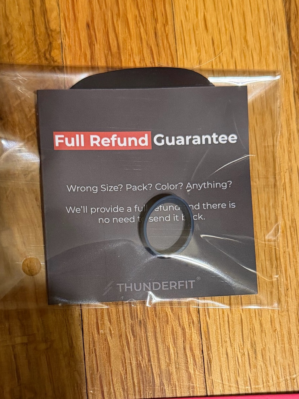 ThunderFit Blue Silicone Ring for Men — Comfortable Everyday Band